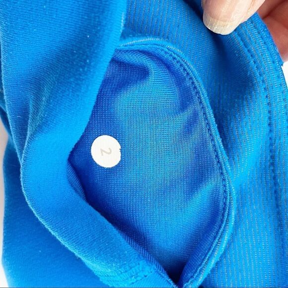 Lululemon Power Up Crop Pants Blue Size 2 - Picture 5 of 9